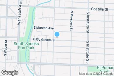 Map image of the property - 708 E Rio Grande St