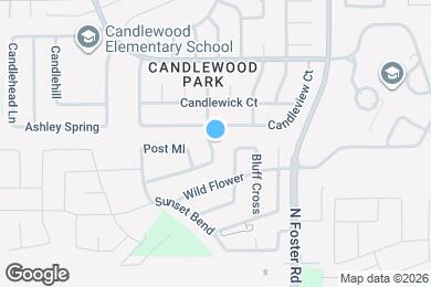 Map image of the property - 2726 Candle Ridge Dr