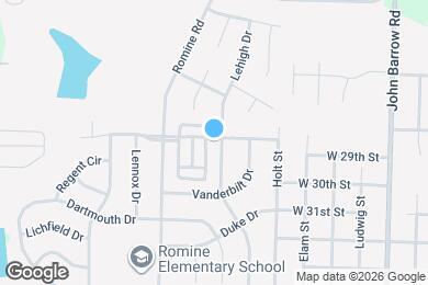 Map image of the property - 2900 Lehigh Dr