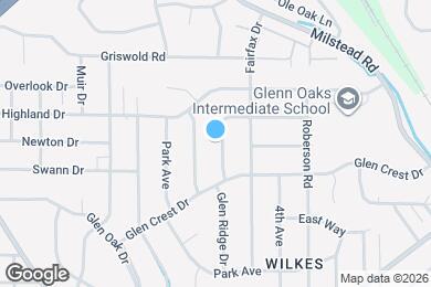 Map image of the property - 733 Glen Ridge Dr