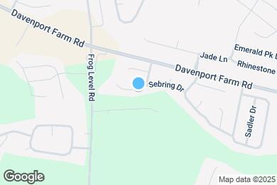 Map image of the property - 1009 Sebring Dr