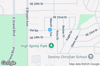 Map image of the property - 2405 S Mansfield St