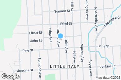 Map image of the property - 412 Oak Hill Ave