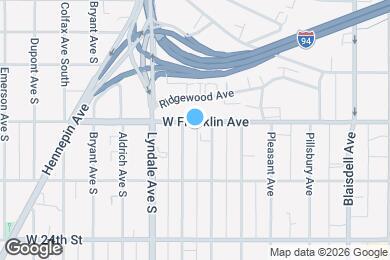 Map image of the property - 511 W Franklin Ave