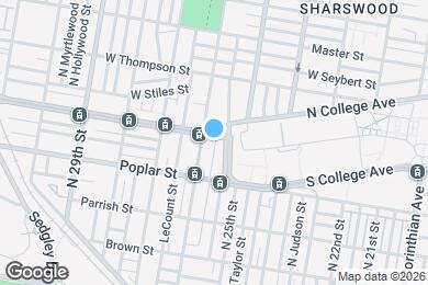 Map image of the property - 2536 W Girard Ave