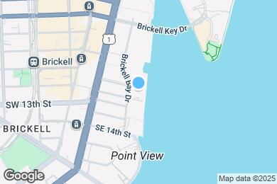 Map image of the property - 1155 Brickell Bay Dr