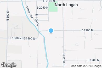 Map image of the property - 1112 E 1900 N