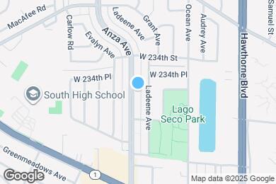 Map image of the property - 23504 Anza Ave