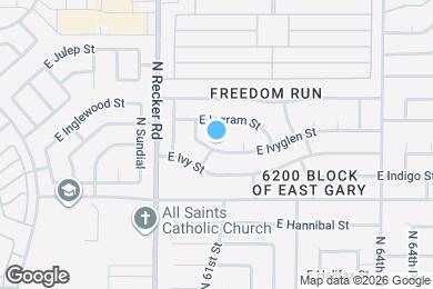 Map image of the property - 6106 E Ivyglen St