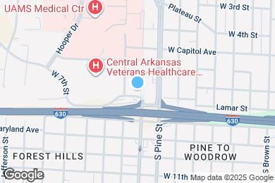 Map image of the property - 620 S Cedar St