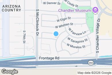 Map image of the property - 3902 W Morelos St