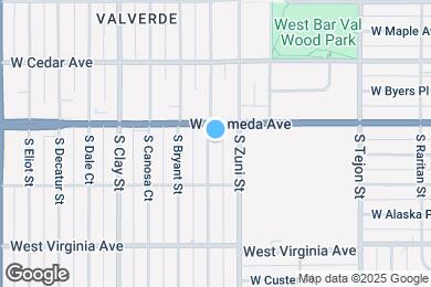 Map image of the property - 328 S Alcott St