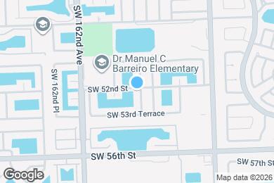 Map image of the property - 5204 SW 159th Ct
