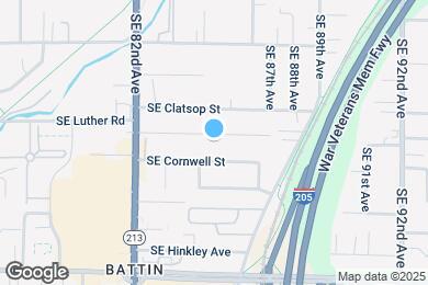 Map image of the property - 8534 SE Gray St