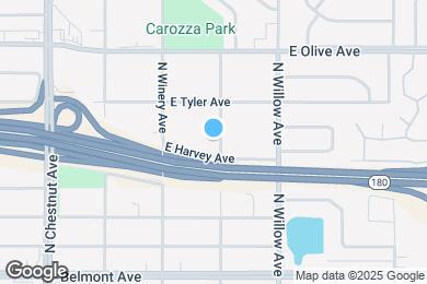 Map image of the property - 841 N Fine Ave