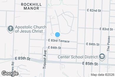 Map image of the property - 1236 E 83rd Terrace