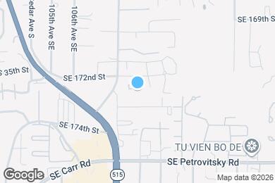 Map image of the property - 10833 SE 172nd St