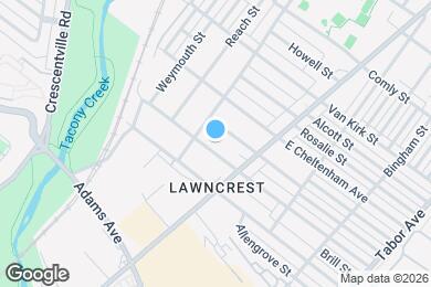 Map image of the property - 415 E Sanger St