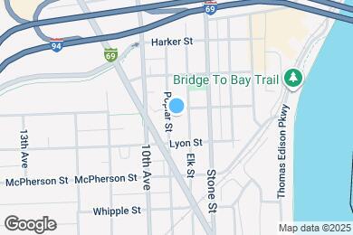 Map image of the property - 1210 Scott Ave