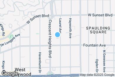 Map image of the property - 1327 Laurel Ave