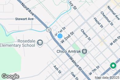 Map image of the property - 1032 W 2nd St