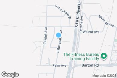 Map image of the property - 1851 S Rosedale Ave