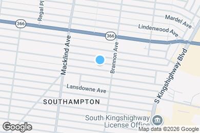 Map image of the property - 5230 Bancroft Ave