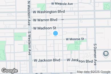 Map image of the property - 2226 W Monroe St