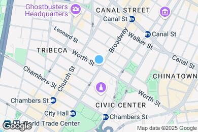 Map image of the property - 93 Worth St
