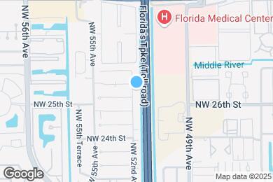 Map image of the property - 2562 NW 52nd Ave