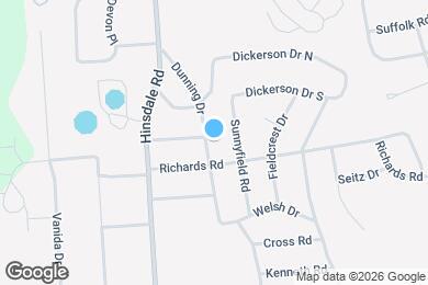Map image of the property - 3 Dunning Dr