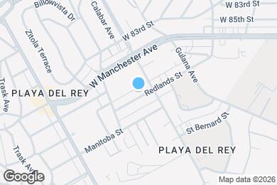 Map image of the property - 8105 Redlands St