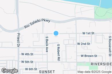 Map image of the property - 1065 W 1st St