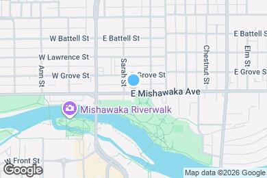 Map image of the property - 212 E Mishawaka Ave