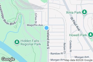 Map image of the property - 1101 Cleveland Ave S