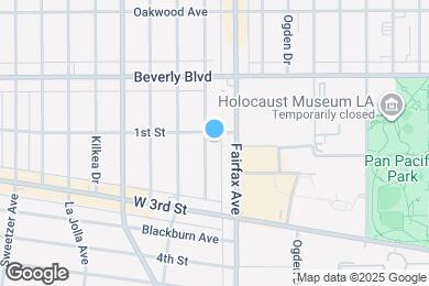 Map image of the property - 104 S Hayworth Ave