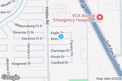 Map image of the property - 1817 Wren Dr