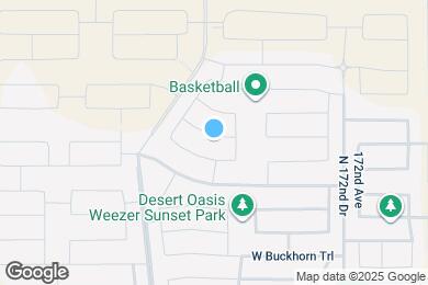 Map image of the property - 17479 W Hedgehog Pl