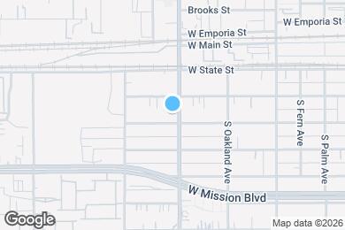 Map image of the property - 526 S San Antonio Ave
