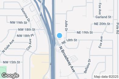 Map image of the property - Ridgewood Village Apartments