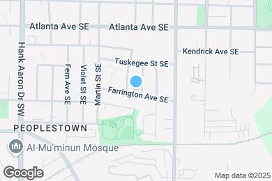 Map image of the property - 210 Farrington Ave SE
