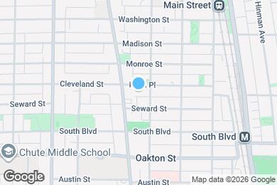 Map image of the property - 910 Reba Pl