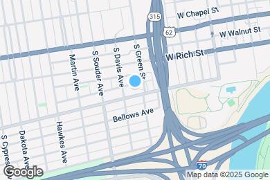 Map image of the property - 754 Sullivant Ave