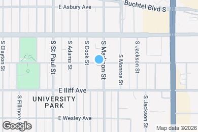 Map image of the property - 2201 S Marion St