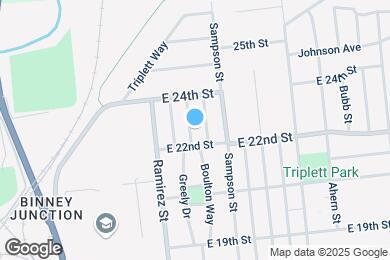 Map image of the property - 2215 Booth Ave