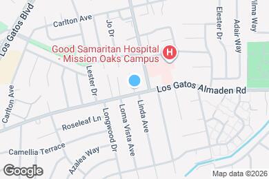 Map image of the property - 102 Loma Vista Ct