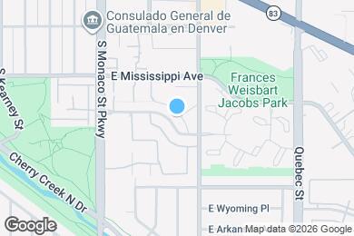 Map image of the property - 6845 E Arizona Ave