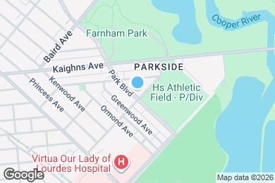 Map image of the property - 1868 Park Blvd