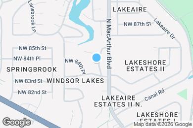 Map image of the property - 8413 Tiffany Dr