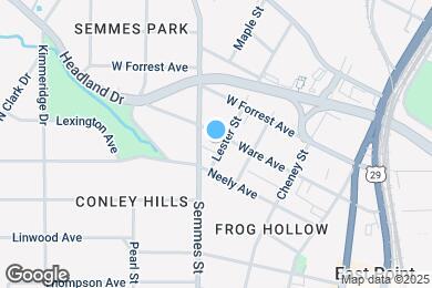 Map image of the property - 1778 Ware Ave